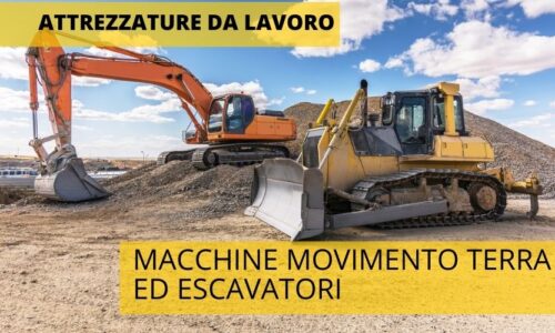 MACCHINE MOVIMENTO TERRA ED ESCAVATORI