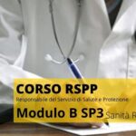 CORSO RSPP MODULO B SP-3 SANITÀ RESIDENZIALE